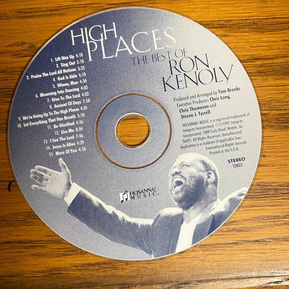 High Places: The Best of Ron Kenoly *no case*
